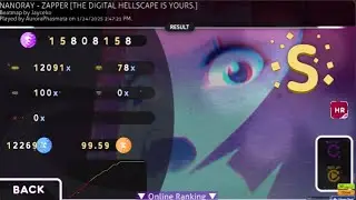 osu!taiko | ZAPPER [THE DIGITAL HELLSCAPE IS YOURS] HR FC | 33 Minutes