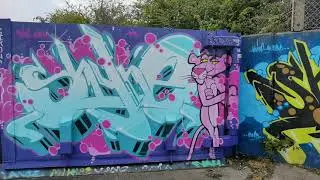 Part seven *HUGE* Graffiti wall between Grays Wharf and the Dartford crossing.