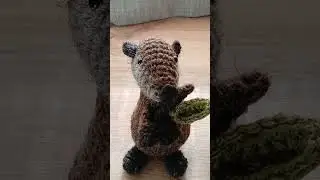 Crochet Beaver #crochet #amigurumi