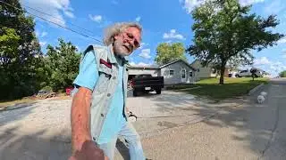 Reframing 360 footage, Walking Angel