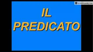 Grammatica2: il predicato