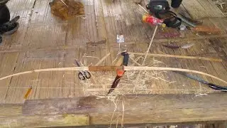 cara membuat busur panah dari bambu