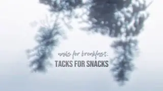 nails for breakfast, tacks for snacks (cover by gio)