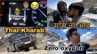 Thar Offroading In Ladakh 🥵 - Gone Wrong | जान को बन गई यहाँ | Love Kataria Vlogs