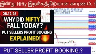 08.12.25 🔥 Причина снижения NIFTY сегодня..?🔥 Поставьте ордер на прибыль продавцов?&rdquo;