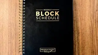 Flip through and comparison of the BRAND NEW Weekly Block Schedule Planner By Jordan Page