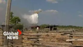 Water bombers, firefighters battle wildfires in Ontario&rsquo;s cottage country