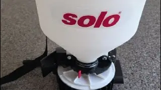 SOLO Inc. Solo 421, портативный нагрудный разбрасыватель семян травы и удобрений, грузоподъемност...
