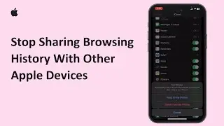 How To Stop Sharing Browsing History With Other Apple Devices 2025 | Turn Off iCloud Safari Sync