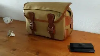 Billingham Series 3 Camera Bag Leather conditioning (ASMR)