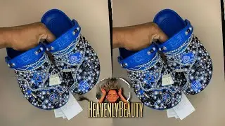 DIY BLING: CUSTOM CROCS | FREESTYLE | STEP by STEP TUTORIAL | #Heavenlybeauty