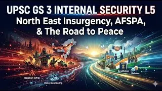 UPSC GS 3 Internal Security L5 | North East Insurgency, AFSPA, & The Road to Peace