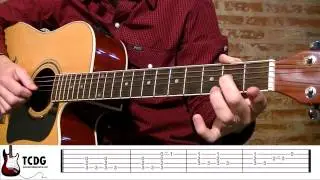 Como tocar Imagine en guitarra acústica (John Lennon): parte 1 TCDG