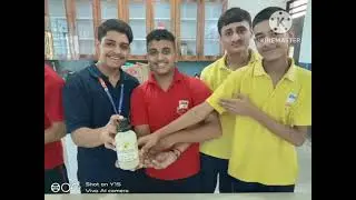 Together we done it,we have prepared the soap 🧼 in science lab 🧪🧫 of our school 🏫