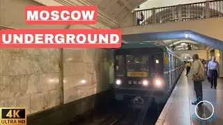 From Station Okhotny Ryad to Teatralnaya // Look 4 trains // Moscow Underground