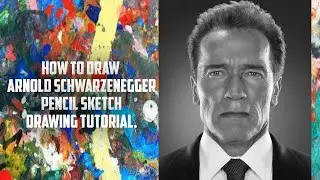  Arnold Schwarzenegger Pencil sketch Drawing.
