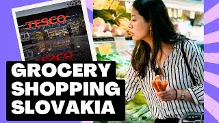 Grocery shopping in  Europe / Bratislava/ slovakia /Tesco market/Exploring price/ weekend shopping 🛒