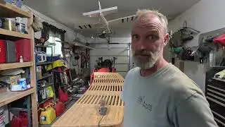 resealing the swim deck on the trojan