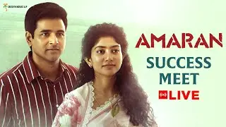 Amaran - Telugu Success Meet LIVE | Sivakarthikeyan | Sai Pallavi | GV Prakash | Sreshth Movies