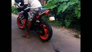 BadAssBurnOut on KTM RC 200-powerparts