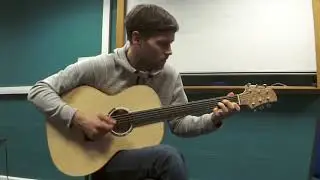 Adam Bulley plays a Sangirardi & Cavicchi 000 acoustic guitar - Video 1