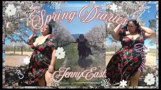SPRING DIARIES📖 Fruit tree blooms,🌸Flower fields🍂Beautiful views🗺️⛰️ #springflowers #plussize 