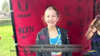 Interview: Natasza Dudek of Ann Arbor at the 2025 Nike Cross Nationals