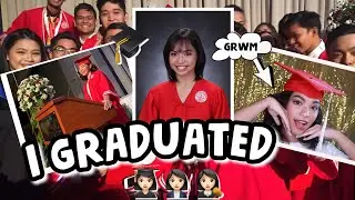 Senior Highschool 🎓 Graduation GRWM + vlog (San Beda University) ♡