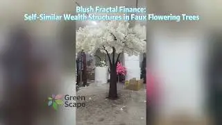 Blush Fractal Finance: Self-Similar Wealth Structures in Faux Flowering Trees