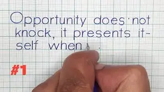 Beginners handwriting practice | How to improve your Print writing | Print English calligraphy style