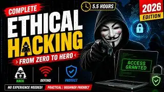 Ethical Hacking Full Course Beginner To Pro - Latest 2026 Edition