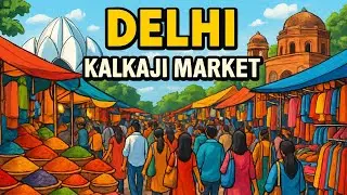 Kalkaji Mandir Market Tour 2025 | Delhi Temple & Street Shopping Vlog