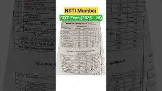#cits #cti #cits_fees  #nsti_mumbai #cits_admission_2025  #cits_counselling_documents_verification