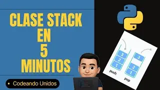 Stacks en Python | Implementaci&oacute;n desde CERO (push, pop, peek)