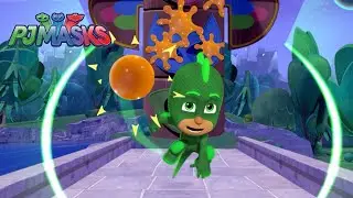 PJ Masks: HQ 🦎 STICKY SPLAT SOCCER &bull; Tap at the right time to deflect the Sticky Splats!