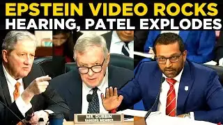KASH PATEL ON EPSTEIN LIVE | Patel EXPLODES Over Shocking Epstein Video Played In Congress Hearing