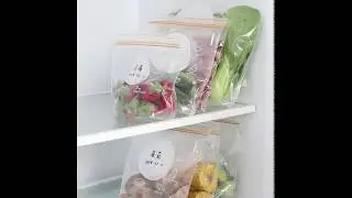 Reusable Storage Bags Food Sealed Bag Leak-proof Freezer Bag For Vegetable Fruits Snacks