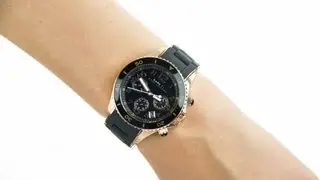 Marc by Marc Jacobs Ladies Rock40 RG Black Bracelet Watch MBM2553