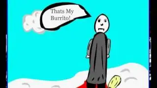 Funny Flash Animations - The Penguin, The Vampire, and The Burrito