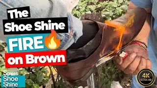 🔥 Melt INK 🔥ASMR Shoe Shine Fire M&eacute;xico #asmr #shoeshine