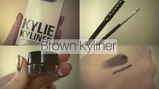Kylie Cosmetics Brown Kyliner Swatch | TheBeautyJournals
