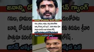 Lokesh Exposes Jagan Gang Scam! 💥