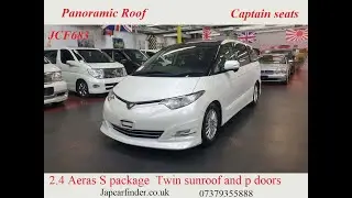 (JCF683) Toyota Estima Aeras S package 2.4 Auto @JAPCARFINDER.CO.UK
