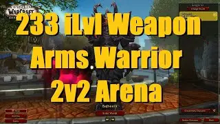 225 iLvl Arms Warrior / Resto Shaman 2v2 Arena to 1600+ - WoW Shadowlands 9.0 Warrior PvP