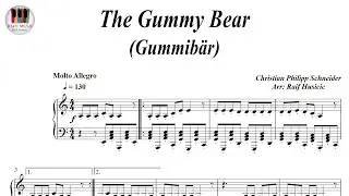 The Gummy Bear, Gummib&auml;r, Piano Sheet Music, Piano Tutorial