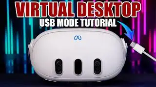 Virtual Desktop FINALLY Works Over USB-C on Quest 3 - Tutorial & Benchmarks