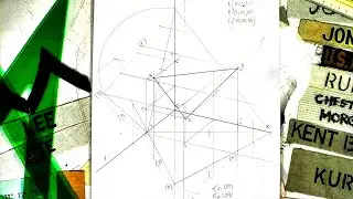 Sistema Axonométrico. Dibujar un triángulo dadas sus coordenadas. COU curso 91/92.