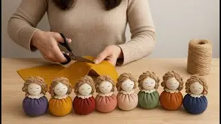 How to Make Cute Fabric Dolls | Easy DIY Sewing Tutorial for Beginners
