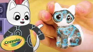 Draw Peach in a VR Suit! ✍️🥽 Draw Along Compilation ✨ Scribble Scrubbies Pets  ✏️ Crayola Kingdom