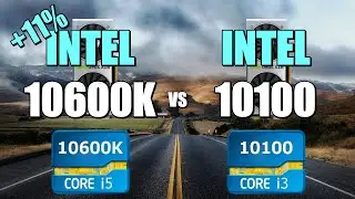10600K vs 10100 - 2060S. CSGO, Fortnite, PUBG, GTAV, Overwatch.